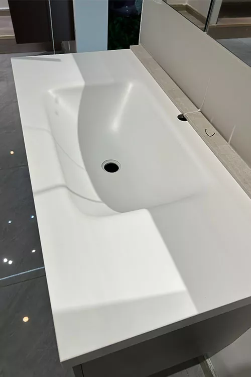 Integrated Bathroom Countertop Sink