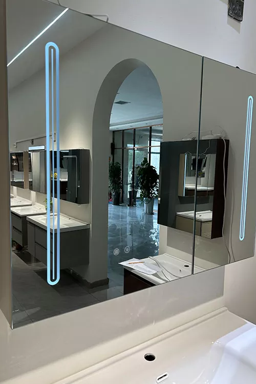 Touch-Switch Bathroom Mirror Cabinet